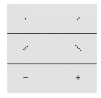 Выключатель Vlinca VBA-RCS6 (White, 6 button, CR2430)