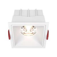 Встраиваемый светильник Maytoni Alfa LED DL043-01-15W3K-SQ-W