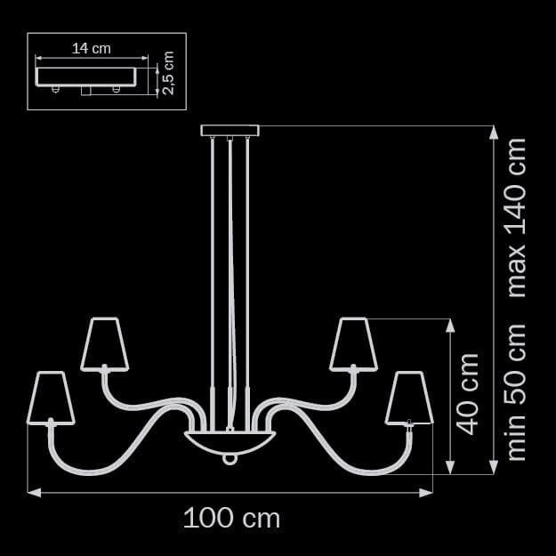 Подвесная люстра Lightstar Diafano 758164