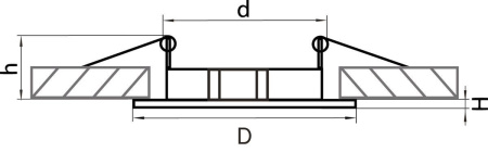 Встраиваемый светильник Lightstar Lega 11 011047