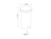 Ландшафтный светодиодный светильник Arte Lamp Piazza A3601IN-1WH