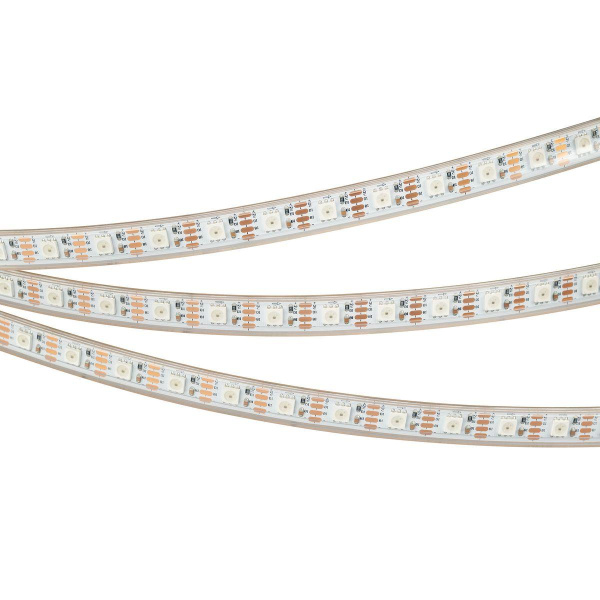 Светодиодная влагозащищенная лента Arlight Бегущий огонь 8W/m 60Led/m 5060SMD разноцветный 5M SPI-P-B60-12mm 12V RGB-PX1-BPT 041615(1)