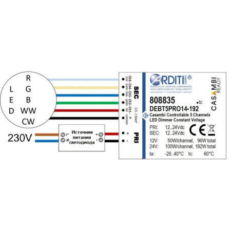 Контроллер CASAMBI CBU-PWM5