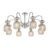 Потолочная люстра Escada Gloss 1141/8PL Chrome/Beige