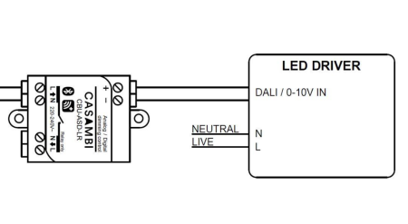 Контроллер Casambi CBU-ASD-LR (0-10V, DALI)