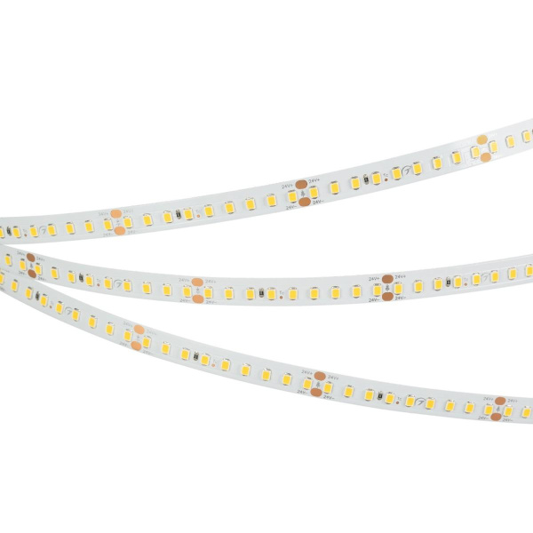 Светодиодная лента Arlight 7,7W/m 144LED/m 2835SMD холодный белый 5M RT-A144-10mm 24V White6000 038783